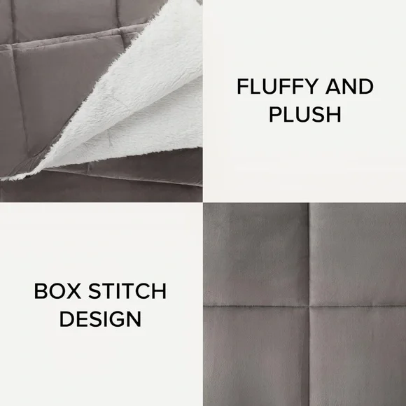 UGG Sherpa Comforter - Gray - King - Picture 3 of 15